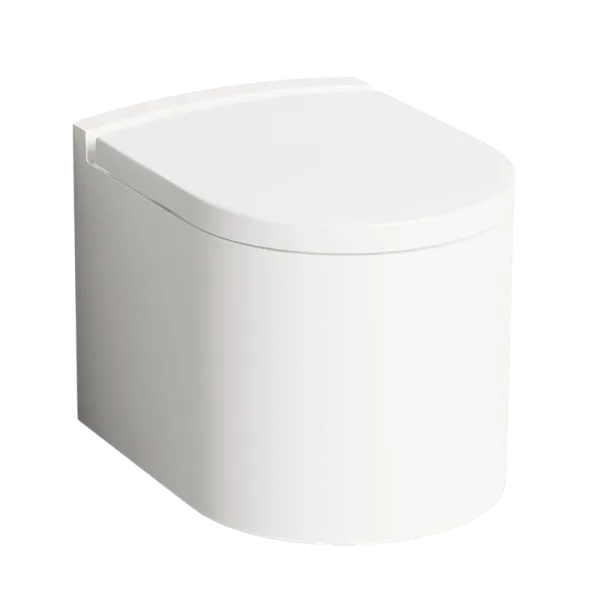 Унитаз подвесной Salini Gemelli 240121KSM безободковый, с микролифтом, матовый белый Sancos — Оригинал