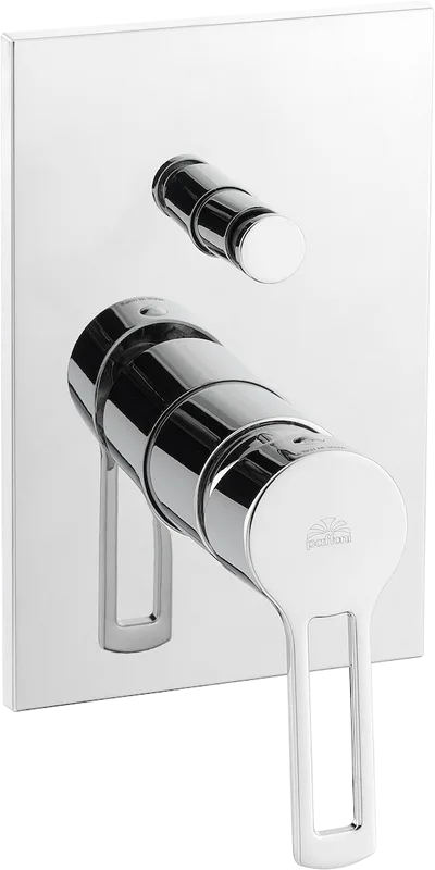 Комплект для ванной Paffoni Ringo KITRIN015CR105 С ВНУТРЕННЕЙ ЧАСТЬЮ, верхний душ 20 см, хром Sancos — официальный сайт