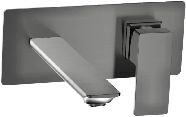 Смеситель для раковины AQUAme Savona AQM6815GM, вороненая сталь Sancos — Оригинал