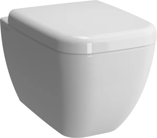Унитаз подвесной VitrA Shift 7742B003-0075 406 с микролифтом, безободковый, глянцевый белый Sancos — Оригинал