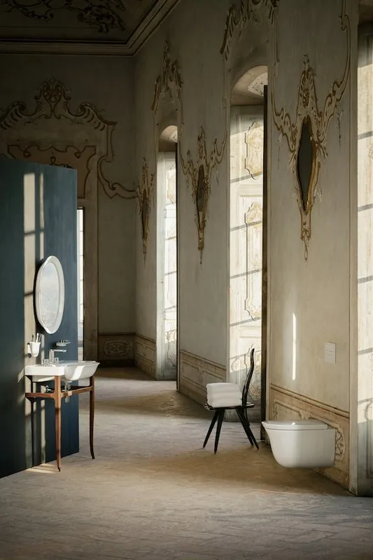 Зеркало Laufen The New Classic 50 белое, с подсветкой Sancos — официальный сайт