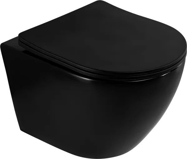 Унитаз подвесной Art&Max Ovale AM011CHR-MB/SC Sancos — Оригинал