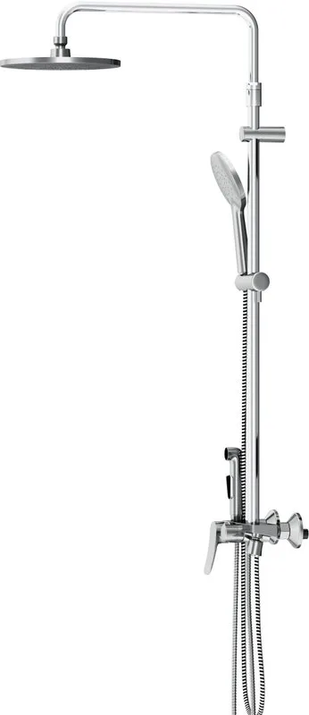 Душевая стойка Damixa Jupiter 977770000, с гигиеническим душем, хром Sancos — официальный сайт