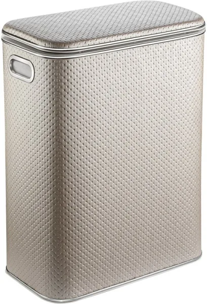 Корзина для белья Geralis PLH-B бежевая, хром, стандартная Sancos — Оригинал
