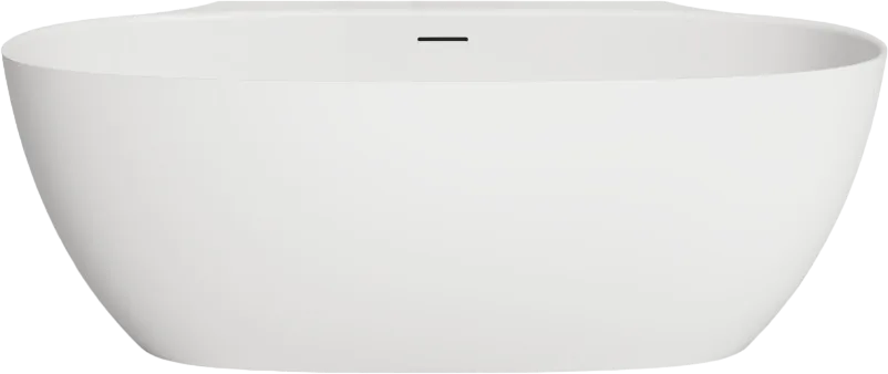 Ванна из искусственного камня Salini Alda Wall S-Sense 170x90 см, пристенная, белая, овальная, с дон Sancos — официальный сайт
