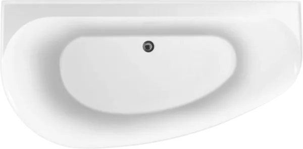 Акриловая ванна Allen Brau Priority 5 R 160x80 см, правая, пристенная, белая, асимметричная, на ножк Sancos — Оригинал