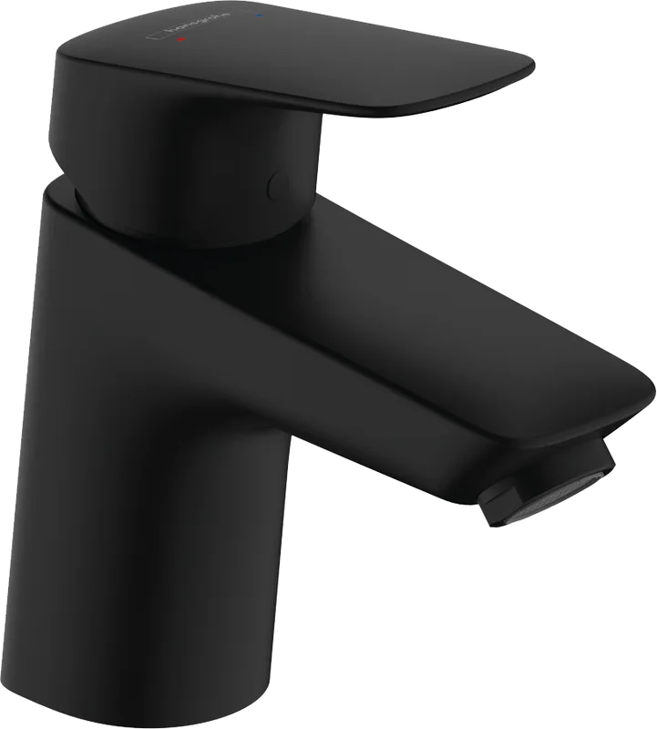 Смеситель для раковины Hansgrohe Logis 70 71070670 матовый черный Sancos — официальный сайт