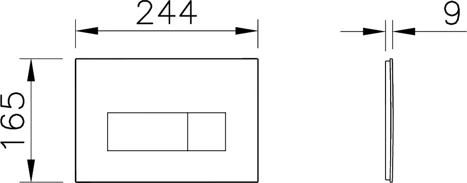 Смывной бачок скрытого монтажа VitrA V12 762-1740-01, + Кнопка смыва VitrA Root Square 740-2395 Sancos — официальный сайт