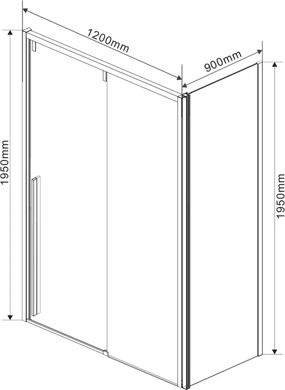 Душевой уголок Vincea Lugano VSR-1L9012CLB-1 120х90 см, профиль черный Sancos — официальный сайт
