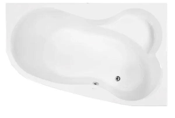Акриловая ванна Vagnerplast Melite VPBA163MEL3PX-04 без опоры 160x105 см, угловая, правая, пристенна Sancos — Оригинал