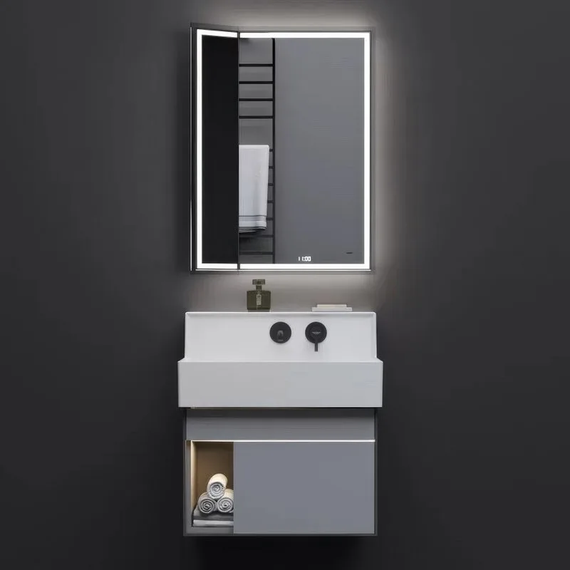 Мебельная раковина KERAMA MARAZZI Logica M 65, cо встроенным смесителем, С ВНУТРЕННЕЙ ЧАСТЬЮ Sancos — официальный сайт
