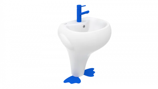 Раковина Creavit Ducky DC052-00CB00E-MA00 белая глянцевая, детская Sancos — Оригинал