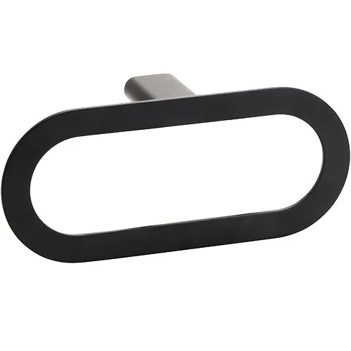 Полотенцедержатель Bemeta Organic Black 167104380 кольцо, 25 см, черный матовый Sancos — Оригинал