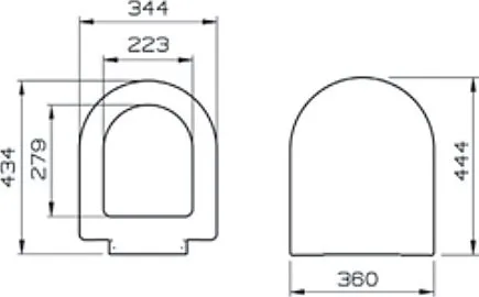 Крышка-сиденье VitrA S50 72-003-309 с микролифтом, петли хром Sancos — официальный сайт