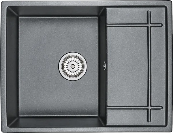 Мойка кухонная Granula 6501, шварц Sancos — Оригинал