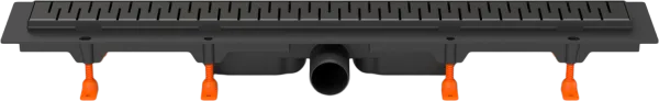 Душевой трап (лоток) MCH Chudej Medium CH850/50MC 85 см, матовый черный Sancos — Оригинал