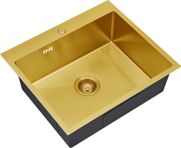 Мойка кухонная S.K.Sanitary SKS 5951 BRONZE с сифоном Sancos — Оригинал