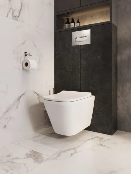Унитаз подвесной VitrA Integra Square 7082B003-7209 Sancos — Оригинал