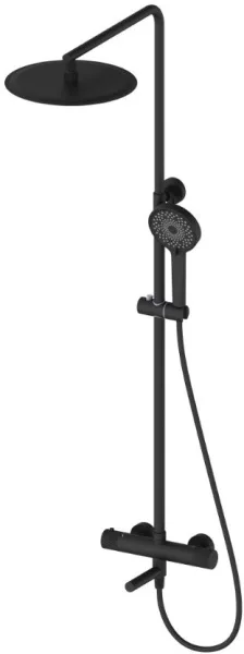 Душевая стойка Oliveeka Y OL-739902-MB черная матовая Sancos — Оригинал