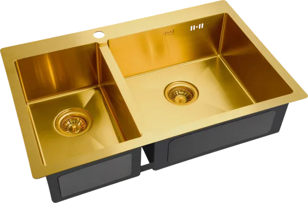 Мойка кухонная Zorg Inox PVD SZR-78-2-51 R bronze Sancos — Оригинал