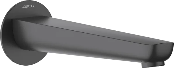 Излив AQUATEK Бетта AQ1141MB для ванны, матовый черный Sancos — Оригинал