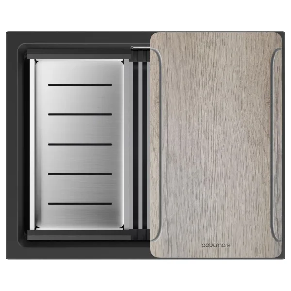 Мойка кухонная Paulmark Lumi-Multi Sink 55 Uni LU-MULTI 55-AN антрацит Sancos — Оригинал