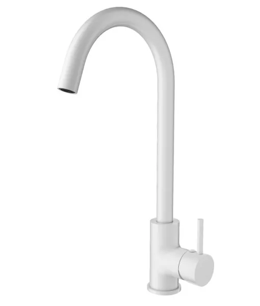 Смеситель для кухни Wonzon & Woghand WW-A21102-MW матовый белый Sancos — Оригинал