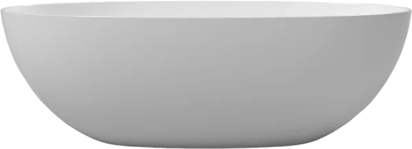 Ванна из искусственного камня WHITECROSS Diamond 170x85 см, отдельностоящая, белая, овальная, с донн Sancos — Оригинал