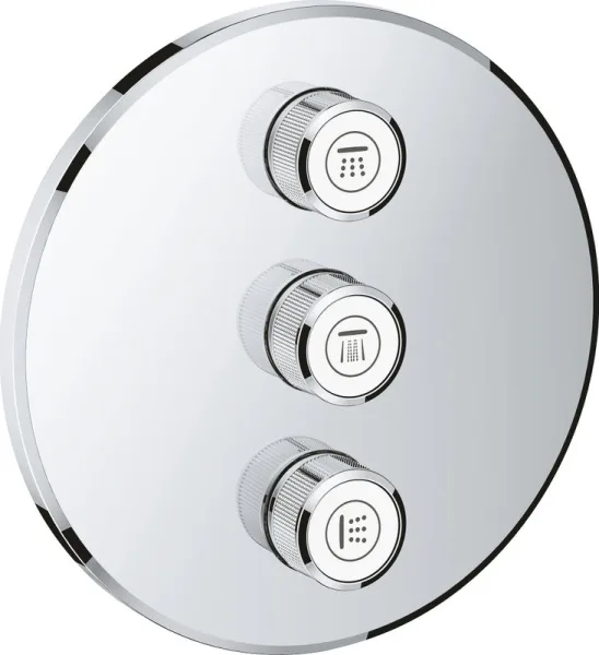 Переключатель потоков Grohe Grohtherm SmartControl на три потребителя Sancos — Оригинал