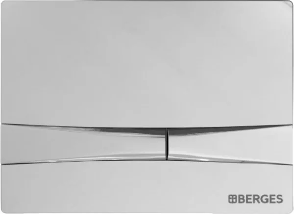 Кнопка смыва Berges Novum F3 хром, глянец Sancos — Оригинал