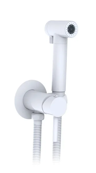 Гигиенический душ AltroBagno Modern AltroBagnoModern060125Wt со смесителем, С ВНУТРЕННЕЙ ЧАСТЬЮ, бел Sancos — Оригинал