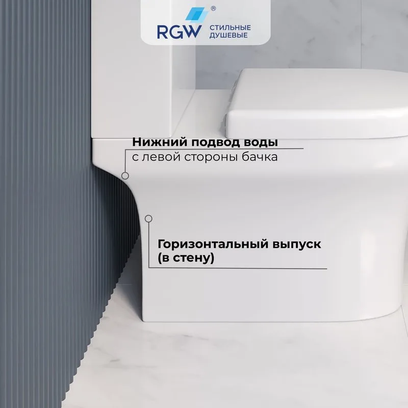 Унитаз-компакт напольный RGW SW-04 Sancos — официальный сайт