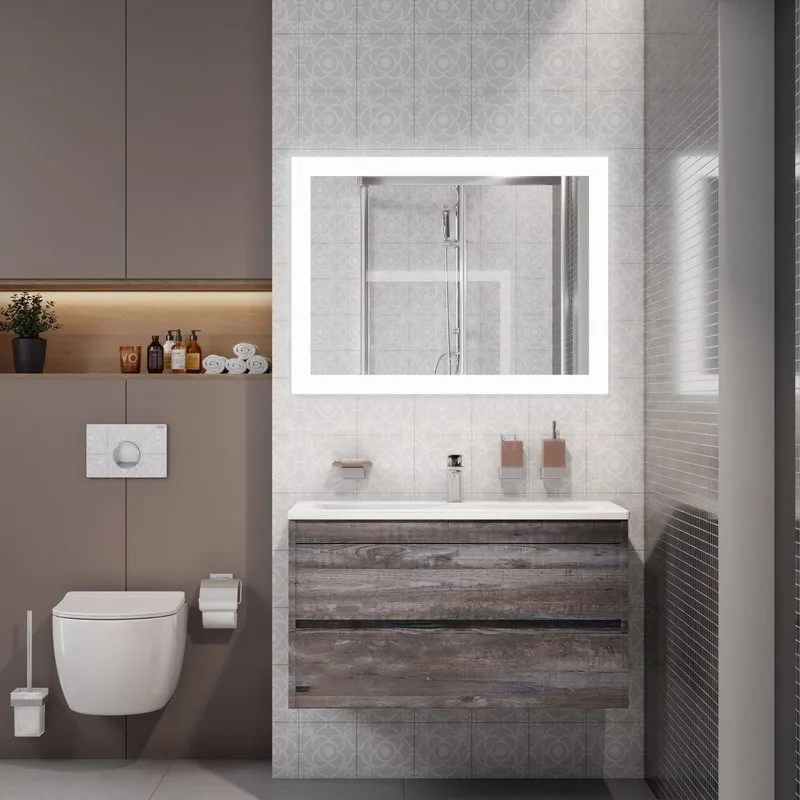 Зеркало Art&Max Soli 91х68 91х68 с подсветкой Sancos — официальный сайт