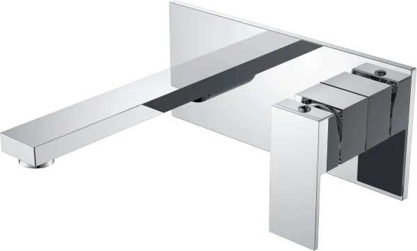 Смеситель для раковины Boheme Qubic 475-CR С ВНУТРЕННЕЙ ЧАСТЬЮ, chrome Sancos — Оригинал