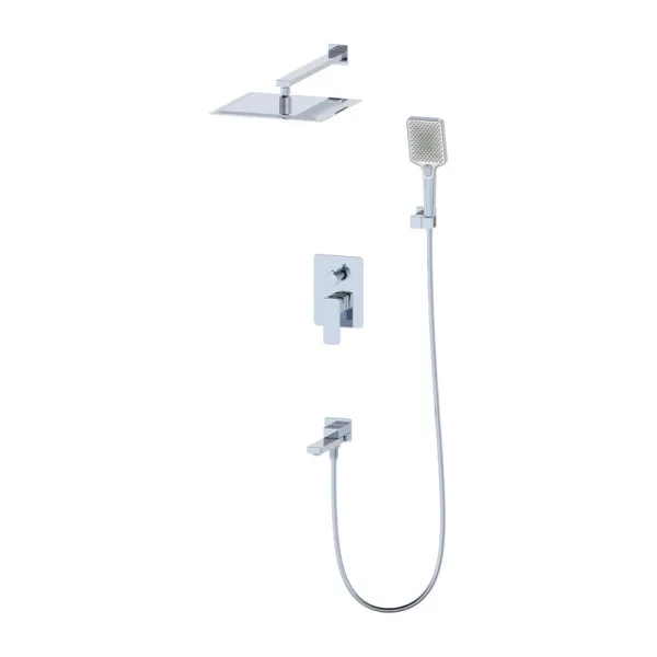 Душевой комплект Oliveeka D OL-939003-CR С ВНУТРЕННЕЙ ЧАСТЬЮ, хром Sancos — Оригинал