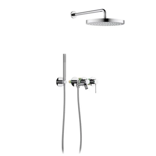 Душевой комплект Timo Saona SX-2348/00SM, С ВНУТРЕННЕЙ ЧАСТЬЮ, хром Sancos — Оригинал