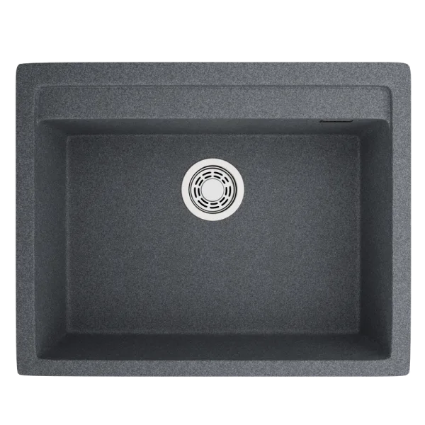 Мойка кухонная Emar Quartz EMQ-1640.Q, антрацит Sancos — Оригинал