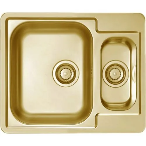 Мойка LINE 50 MONARCH GOLD 615X500  в компл. с выпуском без сифона, , Sancos — Оригинал
