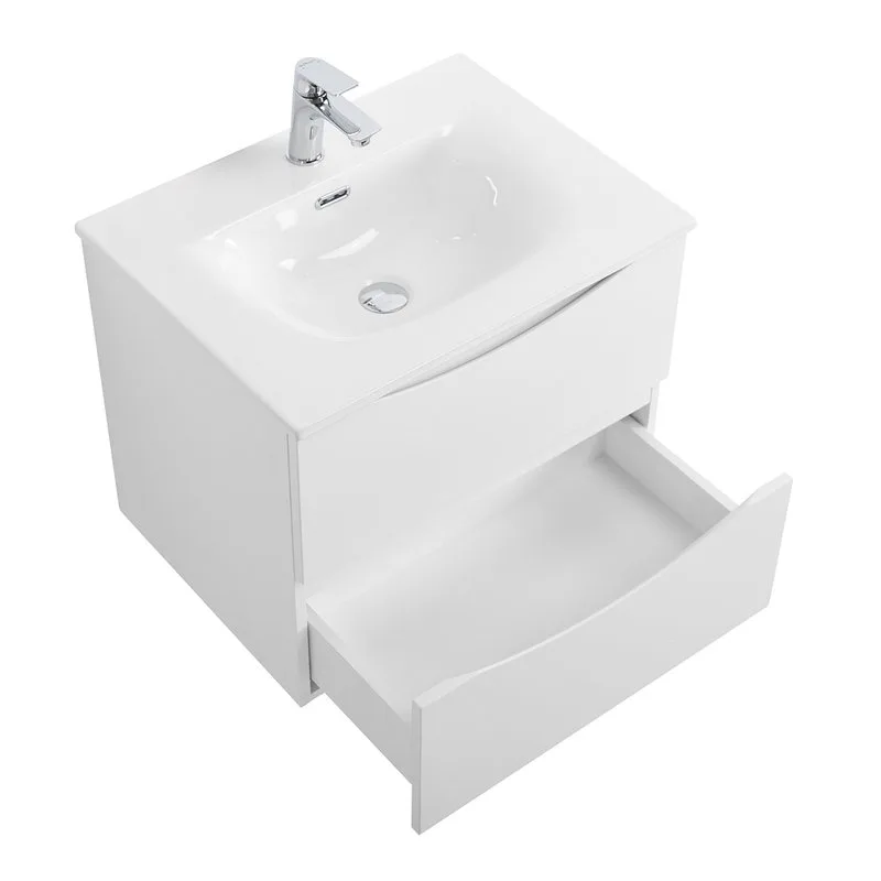 Тумба под раковину без столешницы BelBagno Marino-cer-n 60 подвесная, bianco lucido Sancos — официальный сайт