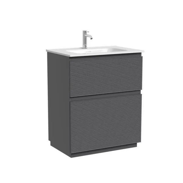 Тумба под раковину Sancos Folk Floor 70 напольная Grey soft (темно-серый), FL70FGS Sancos — Оригинал