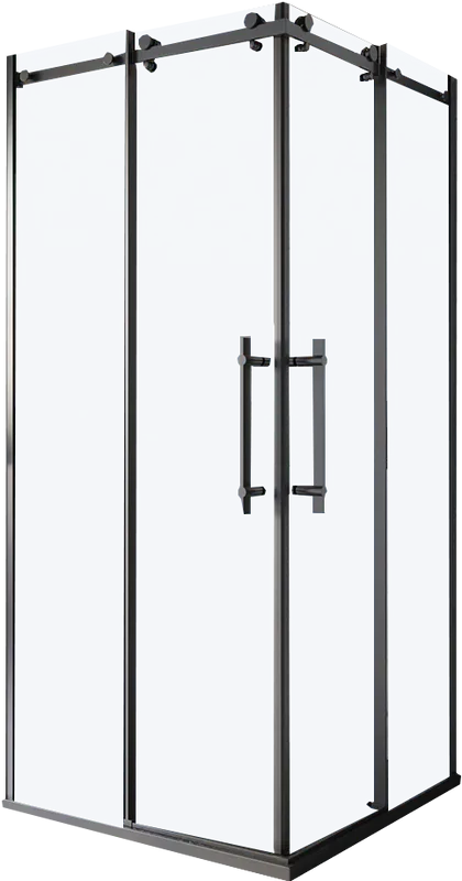 Душевой уголок BelBagno Marino -A-2-90-C-NERO профиль черный матовый Sancos — официальный сайт