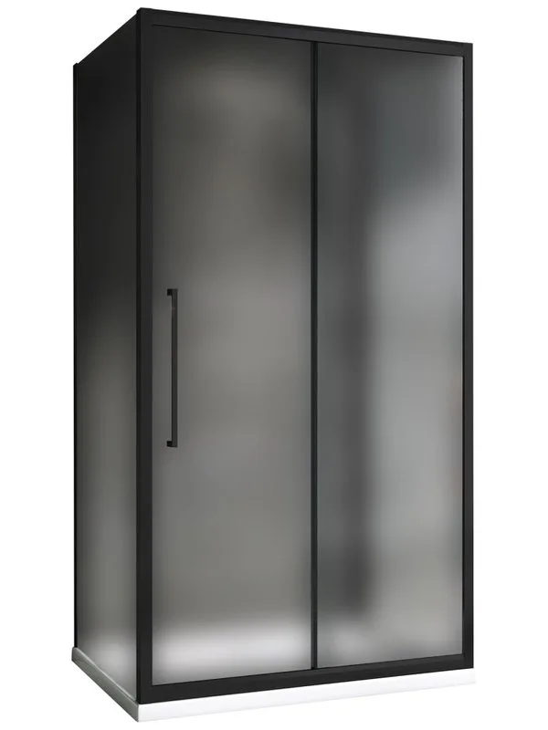 Душевой уголок Abber Schwarzer Diamant AG30150BMH-S80BM-S80BM 150х80 см, профиль матовый черный, сте Sancos — официальный сайт