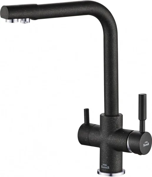Смеситель для кухни Steel Hammer SH 552 Black Cr Sancos — Оригинал