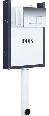 Смывной бачок скрытого монтажа IDDIS Optima Home OPH0GCCi32K кнопка смыва матовое серебро Sancos — Оригинал