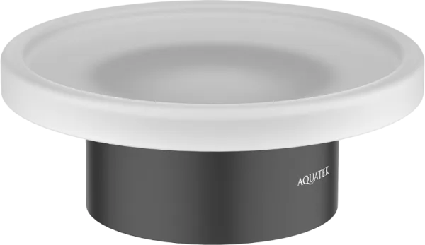 Мыльница AQUATEK Лира AQ4426MB матовый черный Sancos — Оригинал