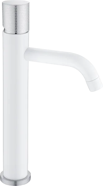 Смеситель для раковины Boheme Stick 122-WCR.2 white touch chrome Sancos — Оригинал