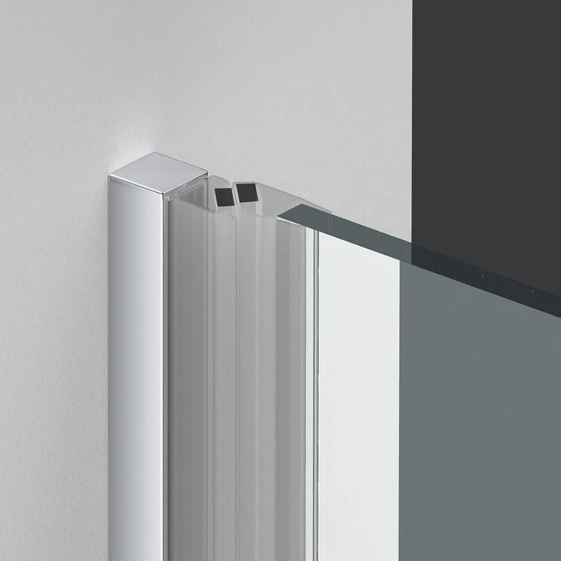 Душевая дверь в нишу Vincea Alpha VDP-3AL850CL 85 см, стекло прозрачное, хром Sancos — официальный сайт