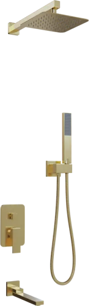 Душевой комплект RGW Shower Panels SP-56G, С ВНУТРЕННЕЙ ЧАСТЬЮ, золото Sancos — Оригинал