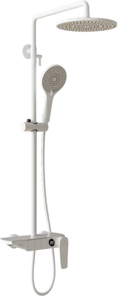 Душевая стойка RGW Shower Panels SP-33W, матовый белый Sancos — Оригинал