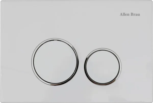 Кнопка смыва Allen Brau Priority 9.20001.20 белая глянец Sancos — Оригинал